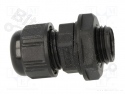 Kabelwartel 3-6.5mm PG7 IP68 water-/stofdicht zwart